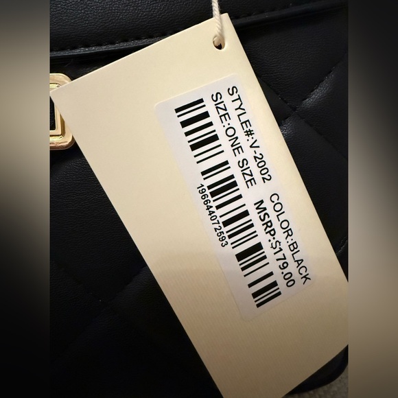 Valentino Orlandi Black Quilted Handbag - Picture 2 of 7